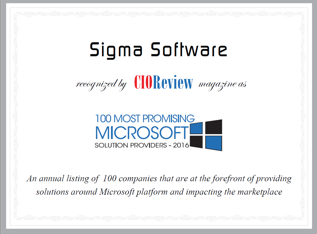 Most Promising Microsoft Solution Providers