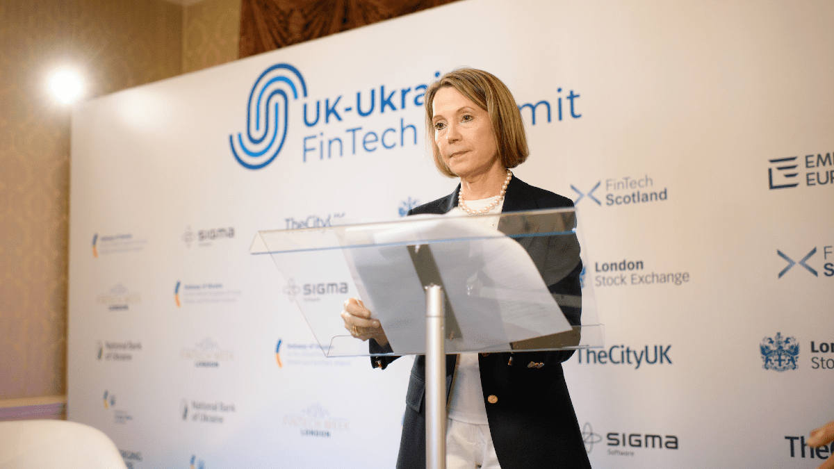 Baroness Meyer at UK-Ukraine FinTech Summit