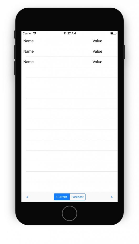 Simulator with UI stub