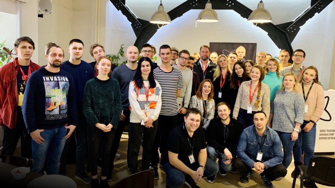 DanAds Team visiting Sigma Software office in Kharkiv, 2021
