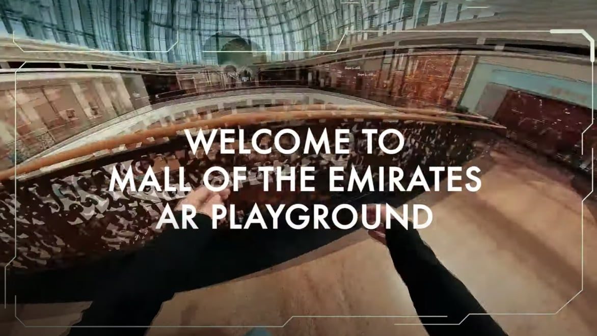 AR gamified playground for a shopping mall