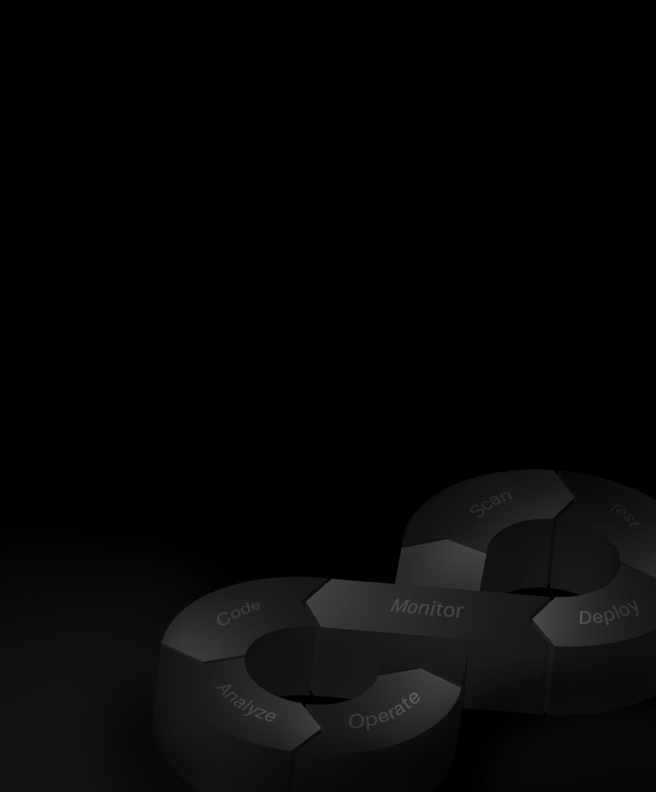 DevSecOps illustrated as the infinity symbol