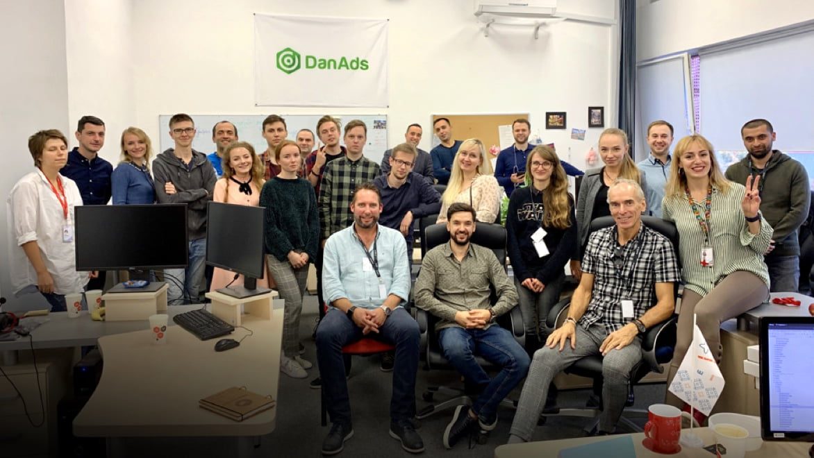 DanAds Team visiting Sigma Software office in Kharkiv, 2019