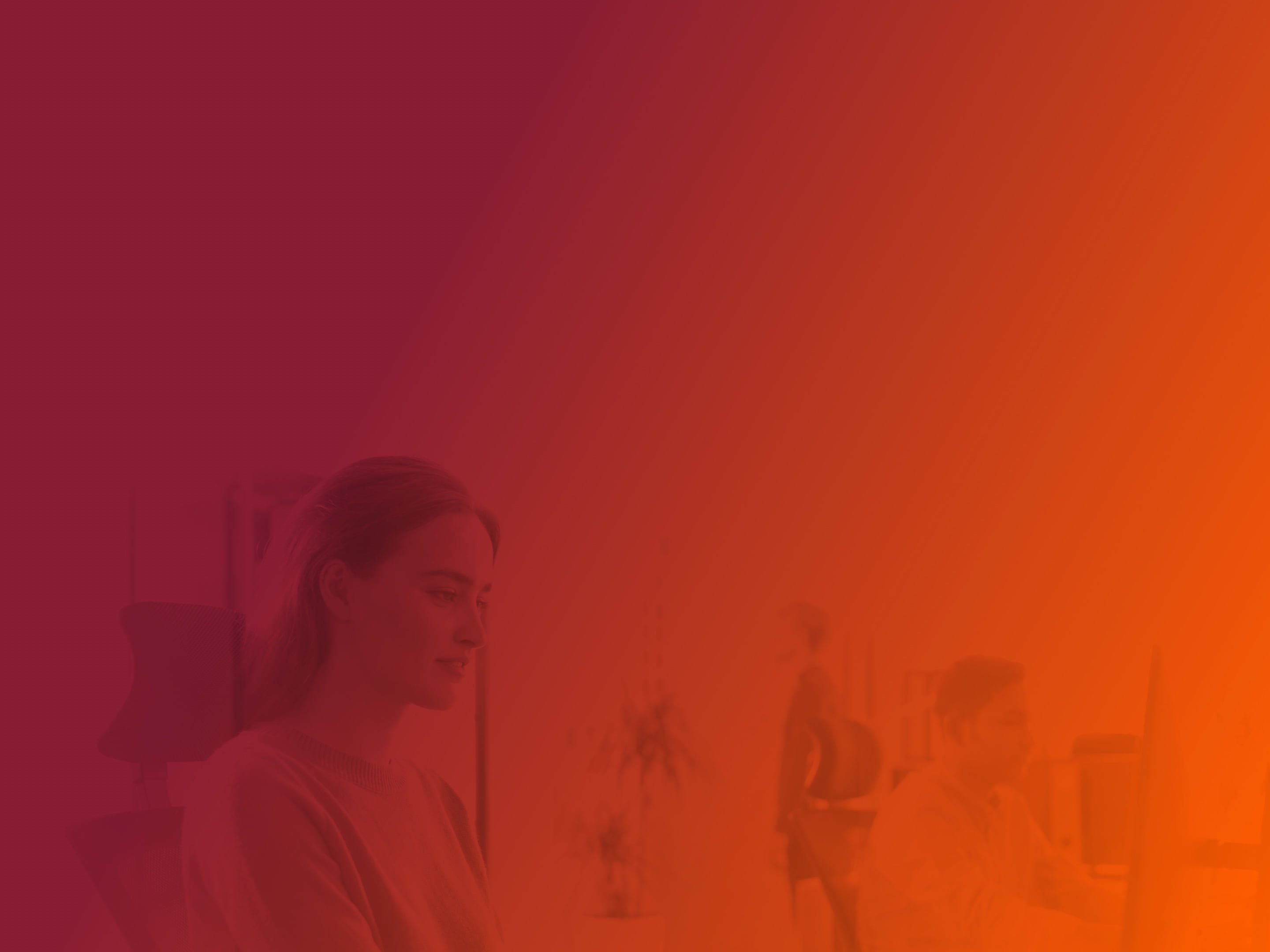 Woman is searching for custom website development services