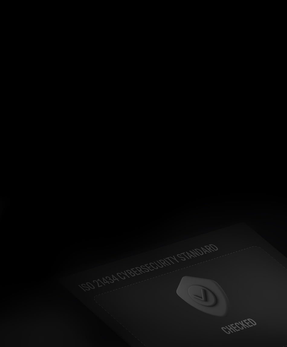 Check mark for device firmware compliance with regulations