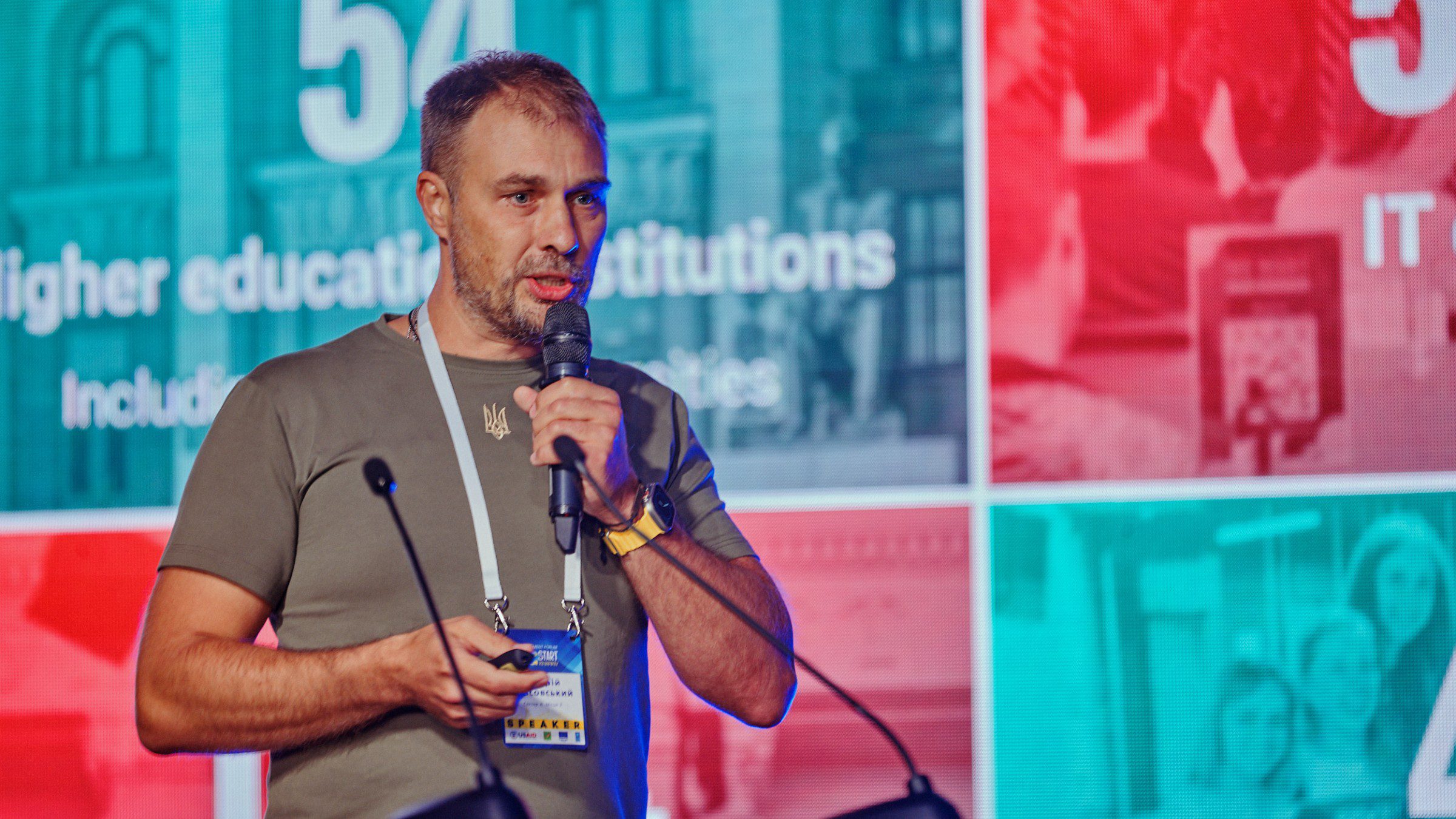 Valery Krasoksky at Kharkiv Restart forum