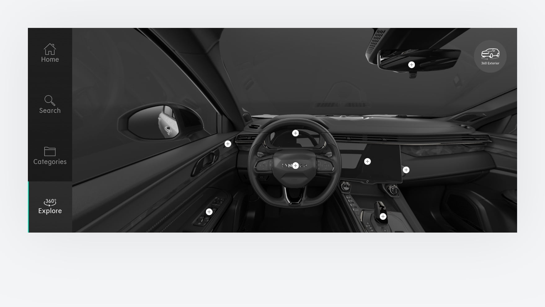 Interior & exterior 360° car views for better visual representation