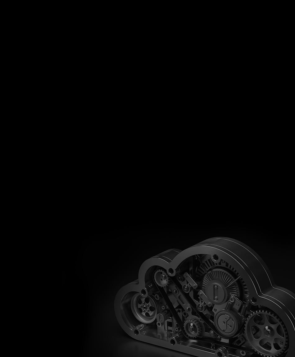 Symbolic cloud with gears