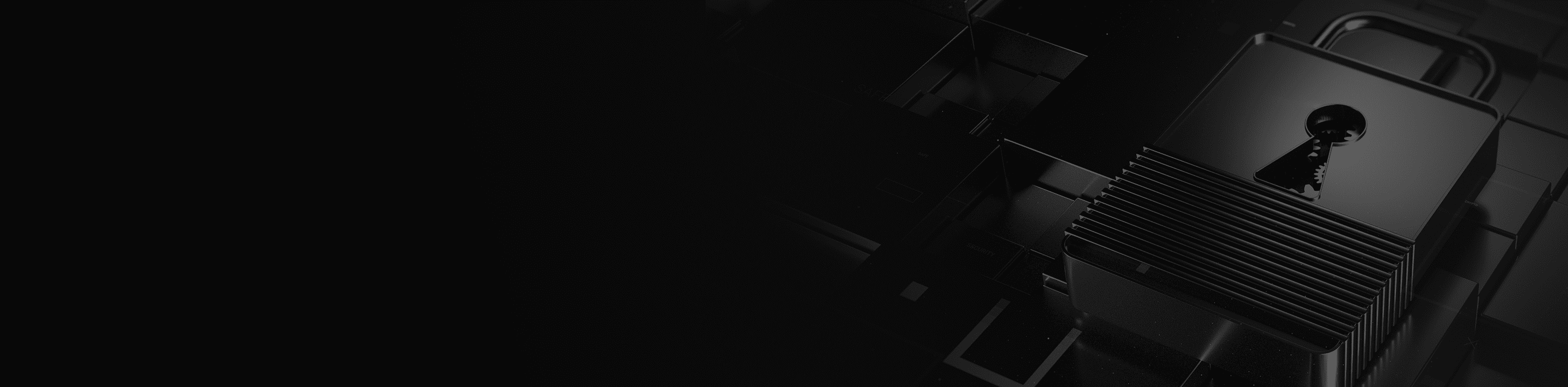 Black lock banner