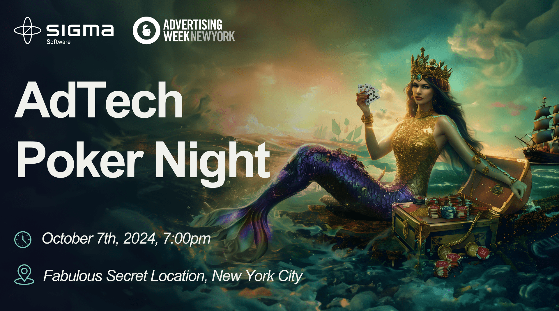 Join AdTech Poker Night, Part of Advertising Week NYC 2024 Sigma Software