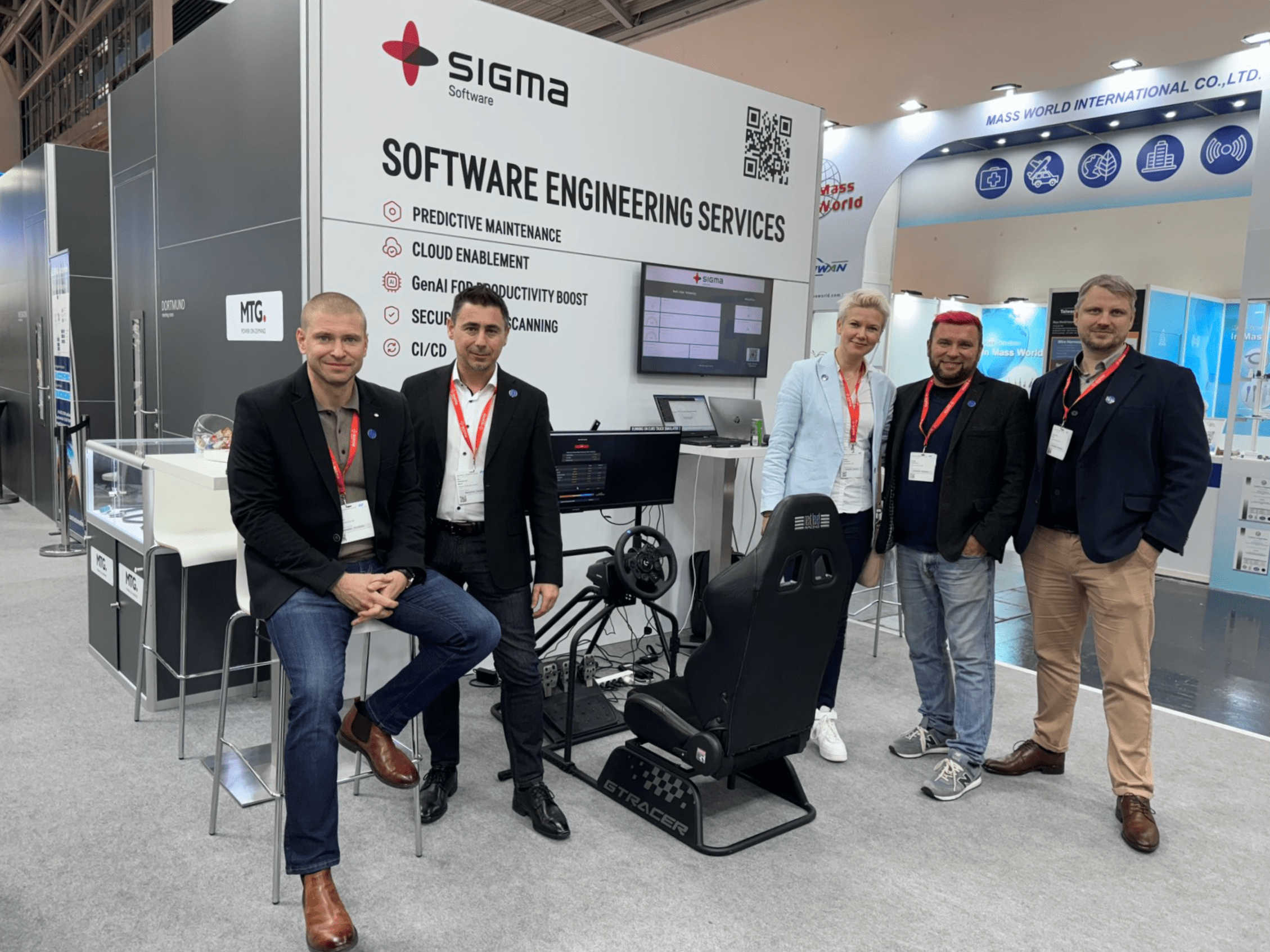 Sigma Software Team at elektronika fair 2024