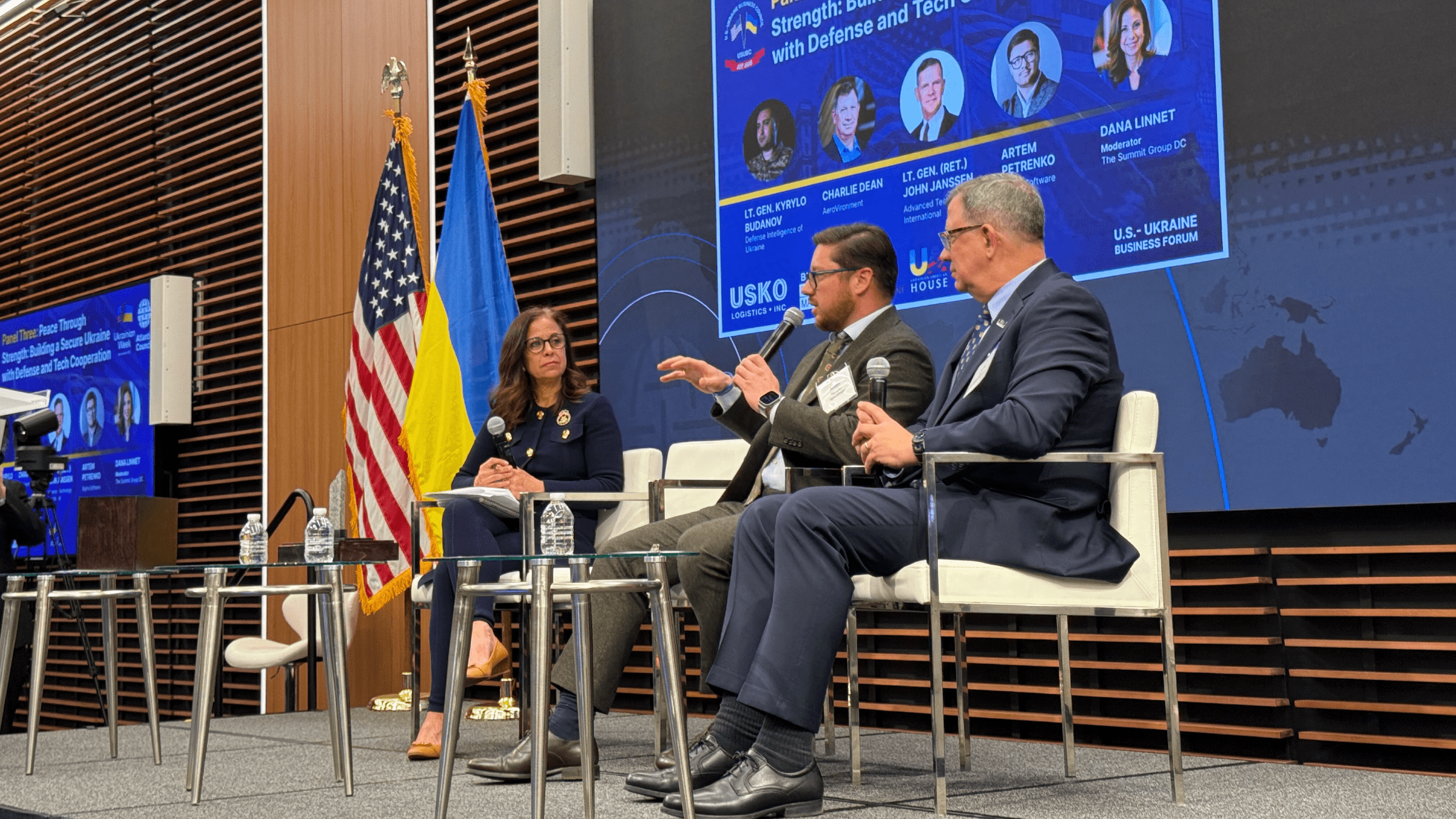 Artem Petrenko at US-Ukraine Business Forum at the Peace Through Strength: Building panel