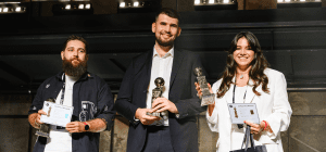 Daria Yaniieva at Frobes 30 under 30 Award Ceremony