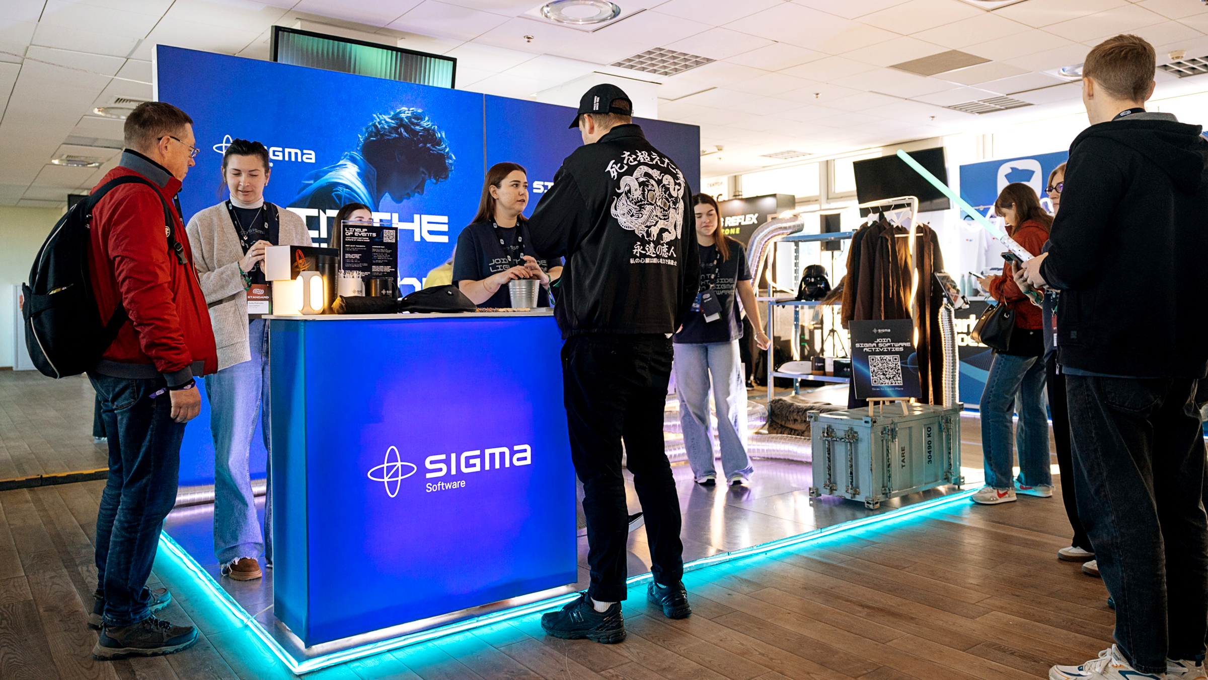 Sigma Software booth at IT Arena 2025