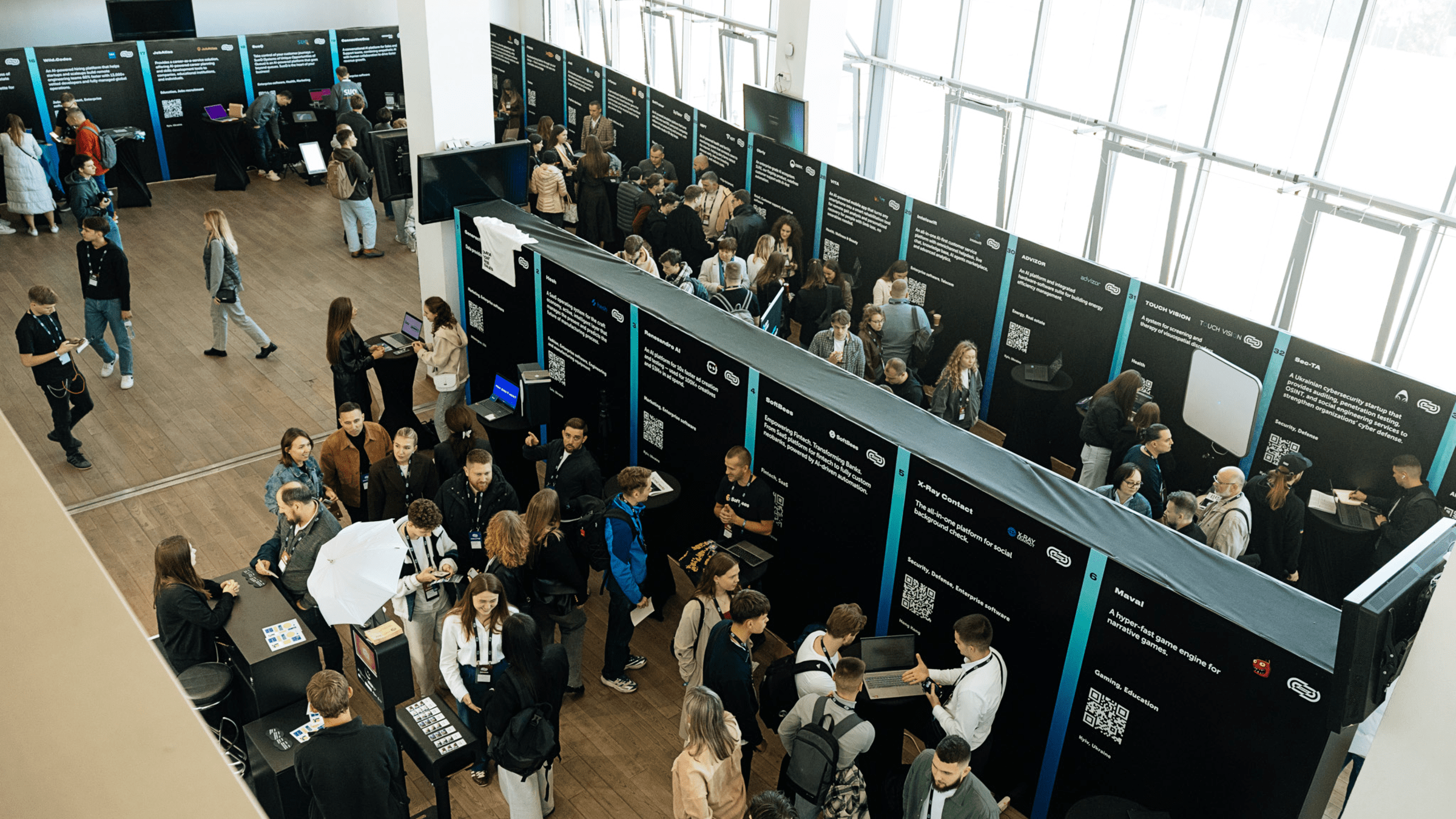 Startup exhibition at IT Arena 2025
