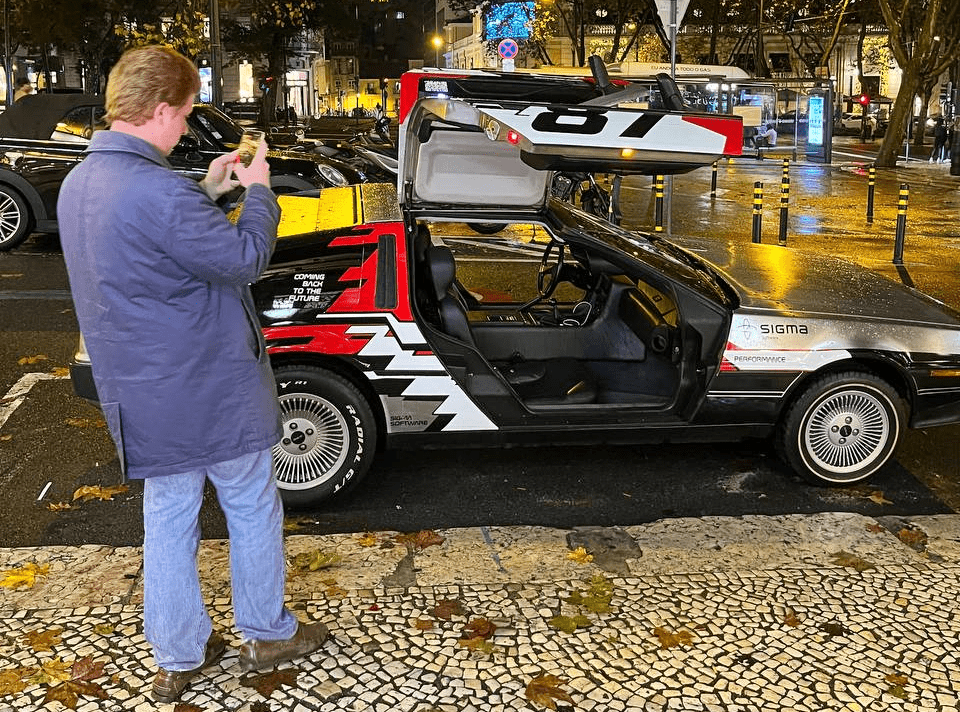 Delorean in Lisbon