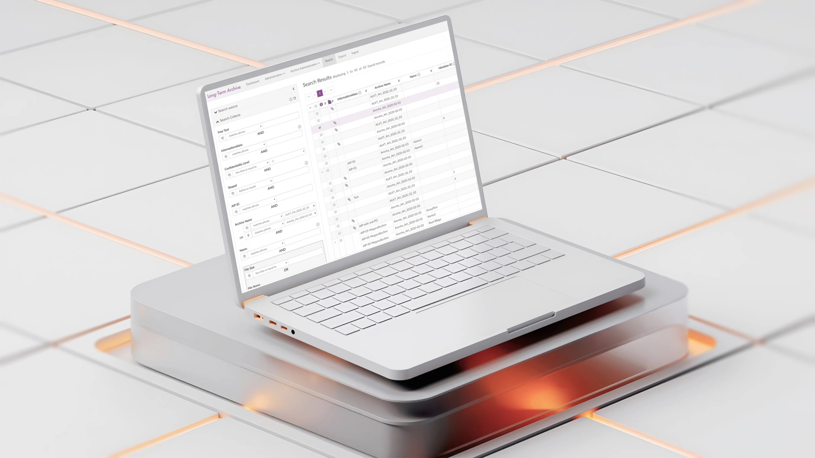 Long Term Document Archiving System Development