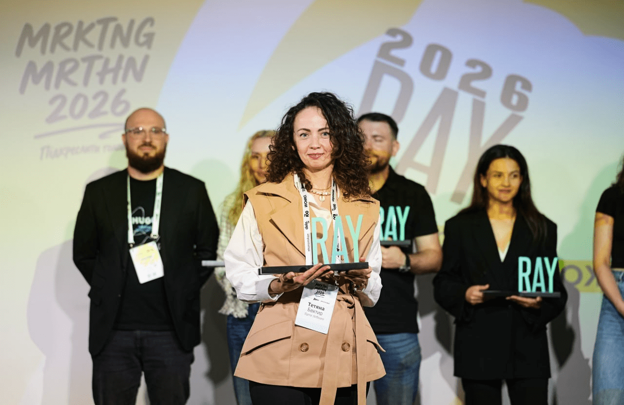 Receiving the X-RAY 2026 marketing awards